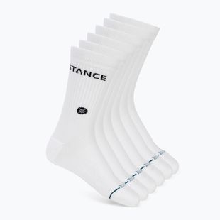 Kojinės Stance Origin Crew 6 pairs white