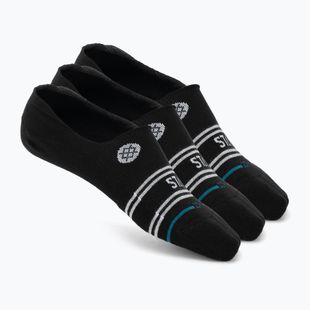 Stance Vital No Show kojinės 3 poros juoda