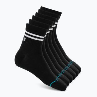 Kojinės Stance Core Quarter 6 pairs black