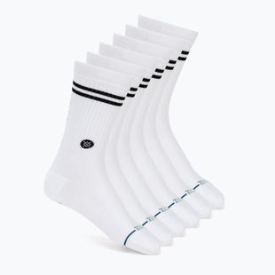 Kojinės Stance Core Crew 6 pairs white