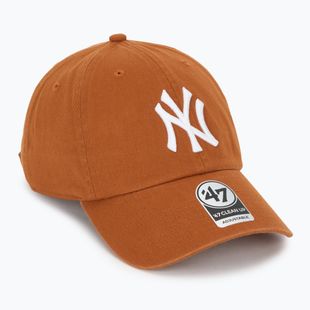 Kepuraitė su snapeliu 47 Brand MLB New York Yankees CLEAN UP burnt orange