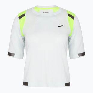 Moteriški bėgimo marškinėliai Brooks Carbonite icy grey/nightlife jacquard