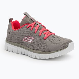 Moteriški batai SKECHERS Graceful Get Connected gray/coral