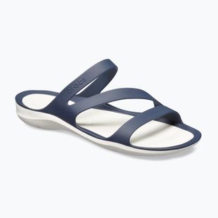 Moteriškos šlepetės Crocs Swiftwater Sandal navy/white