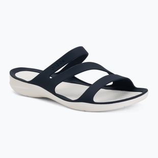 Moteriškos šlepetės Crocs Swiftwater Sandal navy/white
