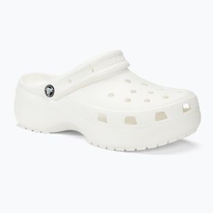 Moteriškos šlepetės Crocs Classic Platform Clog white