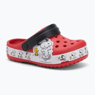 Vaikiškos šlepetės Crocs Fun Lab Snoopy Woodstock Clog Toddler flame