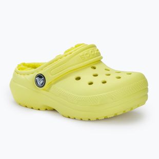 Crocs Classic Lined sulphur vaikiškos šlepetės