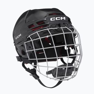 Vaikiškas ledo ritulio šalmas CCM Tacks 70 Combo JR Black