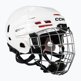 CCM Tacks 70 Combo jaunimo ledo ritulio šalmas baltas 4109872
