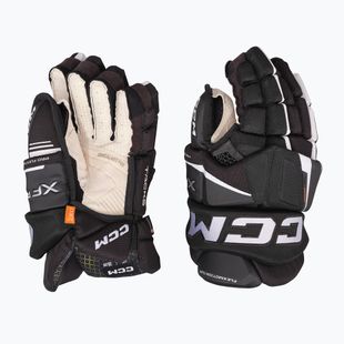 Ledo ritulio pirštinės CCM Tacks XF Pro SR black/white