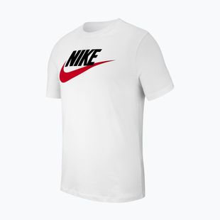 Vyriški marškinėliai Nike Sportswear white/black/university red
