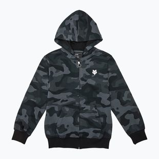Vaikiškas džemperis Fox Racing Fox Head Camo Full Zip Jr black camo