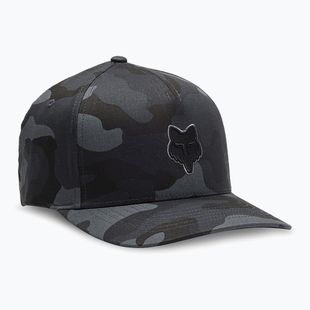 Kepuraitė su snapeliu Fox Racing Fox Head Flexfit black camo