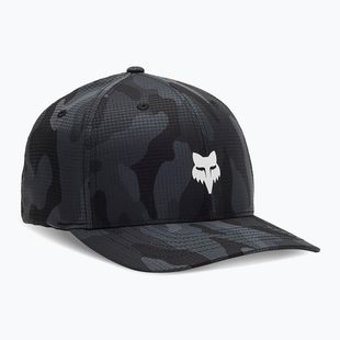 Vyriška kepuraitė su snapeliu Fox Racing Fox Head Camo Tech Flexfit black camo