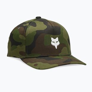 Kepuraitė su snapeliu vaikams Fox Racing Camo 110 Sb Jr green camo