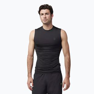 Vyriški dviračių marškinėliai Fox Racing Tecbase black