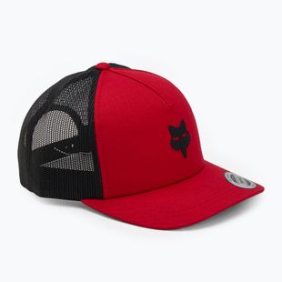 Kepuraitė su snapeliu Fox Racing Fox Head Trucker flame red
