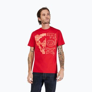 Vyriški marškinėliai Fox Racing Image Skull cardinal