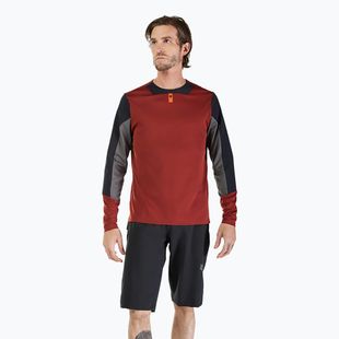Vyriški dviračių marškinėliai ilgomis rankovėmis Fox Racing Defend rust