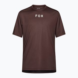 Vyriški dviračių marškinėliai Fox Racing Ranger Wordmark cocoa brown