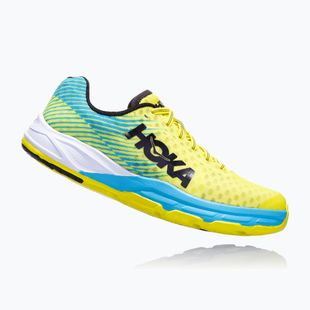 Vyriški bėgimo batai HOKA Evo Carbon Rocket citrus/cyan