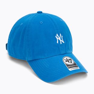 Kepuraitė su snapeliu 47 Brand MLB New York Yankees Base Runner CLEAN UP blue raz