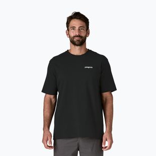 Vyriški žygio marškinėliai Patagonia P-6 Logo Responsibili-Tee black
