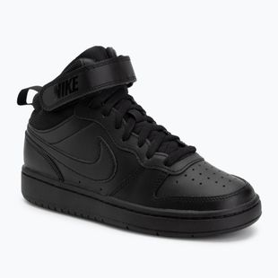 Vaikiški batai Nike Court Borough Mid 2 black/black/black