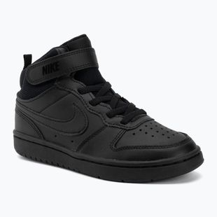 Vaikiški batai Nike Court Borough Mid 2 black/black/black