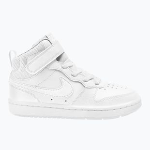 Vaikiški batai Nike Court Borough Mid 2 white/white/white