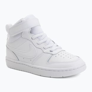 Vaikiški batai Nike Court Borough Mid 2 white/white/white