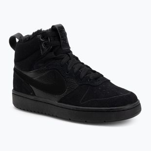 Vaikiški batai Nike Court Borough Mid 2 black/black/black