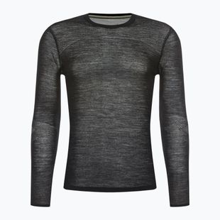 Vyriškas termoaktyvus džemperis Smartwool Intraknit Merino 200 Crew juoda/balta