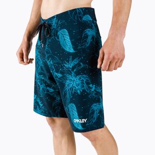 Vyriški maudymosi šortai Oakley Ohana Floral 20", mėlyni FOA403022