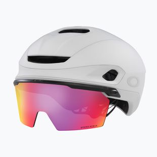 Oakley Aro7 Road matinis baltas/prizm kelių dviračių šalmas