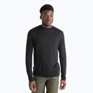 Vyriški žygio marškinėliai ilgomis rankovėmis icebreaker Merino 125 Cool-Lite Sphere III LS Tee black