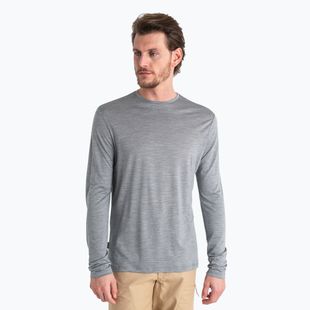 Vyriški žygio marškinėliai ilgomis rankovėmis icebreaker Merino 125 Cool-Lite Sphere III LS Tee metro heather
