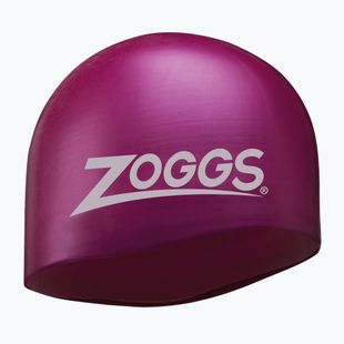 Zoggs Ows Silicone Mid purpurinė plaukimo kepuraitė