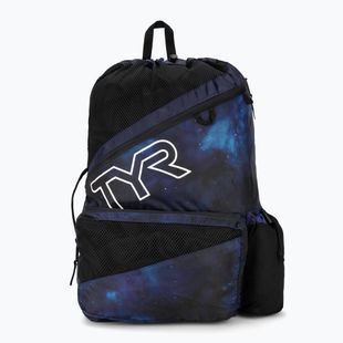 Plaukimo maišas TYR Elite Team Mesh 40 l blue/teal/green