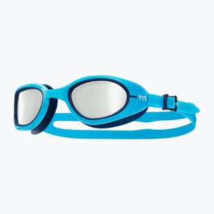 Plaukimo akiniai TYR Special Ops 2.0 Mirrored silver/blue