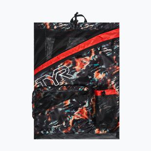 Plaukimo maišas TYR Elite Team Mesh 40 l orange / aqua / black