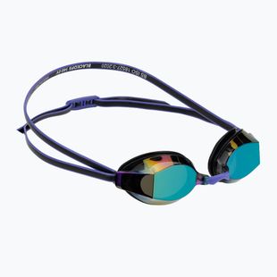 Moteriški plaukimo akiniai TYR Blackops 140 Ev Racing Mirrored purple/green