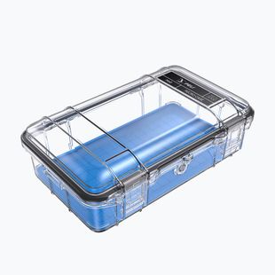Laikymo indas PELI M60 Micro Case clear blue