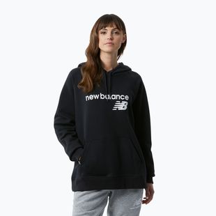 Moterų New Balance Core Fleece Hoodie black