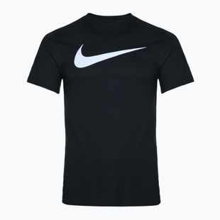 Vyriški marškinėliai Nike Sportswear Swoosh black / white