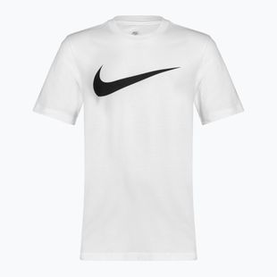Vyriški marškinėliai Nike Sportswear Swoosh white/black