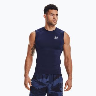 Vyriškas treniruočių tank topas Under Armour Heat Gear Armour Comp Tank midnight navy/white