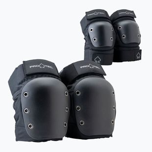 Apsaugų rinkinys Pro-Tec Street Open Back Knee Elbow black