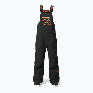 Vaikiškos snieglenčių kelnės ThirtyTwo Youth Basement Bib black/orange